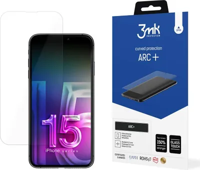 Obrázok produktu pre 3mk - ARC+ ochranná fólia na iPhone 15 - priehľadná