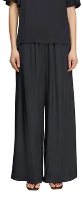 Image de COMMA - Pantalon pour femmes, coupe ample, en satin, avec cordon de serrage