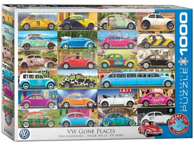Image de EUROGRAPHICS Puzzle Volkswagen Coccinelle : Coccinelle en mouvement 1000 pièces