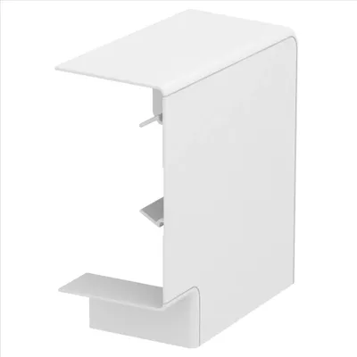 Produktbild von OBO Flachwinkel Haubenformteil, 70x130mm, Polycarbonat/Acrylnitril-Butadien-Styrol, 1 Stk.