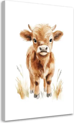 Produktbild von Leinwandbild für Kinderzimmer Fudge 70x100 Feeby Bunt bild für die wand bereit zum aufhängen