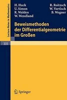 Produktbild von Beweismethoden der Differentialgeometrie im Großen