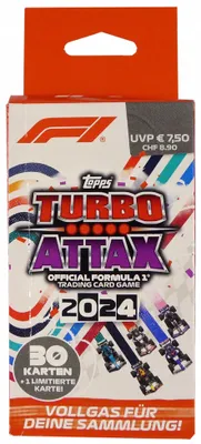 Produktbild von Topps Formula 1 Turbo Attax F1 TCG 2024 BLISTER PACK 30+1 cards LIMITED