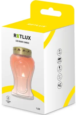 Obrázek produktu pro RETLUX RLC 39 LED svíčka hřbitovní 168MM