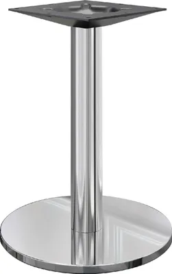 Produktbild von NIZZA | Bistro Tischgestell | Edelstahl | Fuß: Ø 50 cm | Höhe: 72 cm | Tischgestell Rund, Gastro Tischgestell