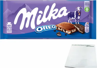 Produktbild von Milka Oreo (100g Tafel) + usy Block
