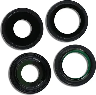 Produktbild von Kameralinse und Rahmen Ersatz-Set für iPhone 16, 16 Plus (A3287, A3290) Schwarz