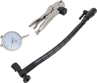 Produktbild von Scheiben- und Rotorgelenkmessgerätesatz 0 bis 10mm Bereich 0,01mm Auflösung 360° Flexible Welle Scheibenbremsrotor und Kugelgelenkmessgerätesatz