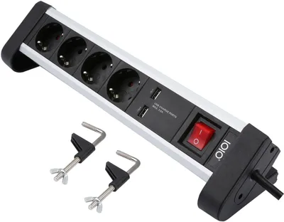 Immagine prodotto di Olympia 41224 Olympia IOIO 4-fach Steckdosenleiste mit 2x USB "SL 2425 U"