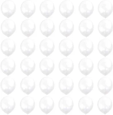 Produktbild von 36 transparente Mini-Ballons für Dekorationen zu Geburtstagsfeiern und Babypartys