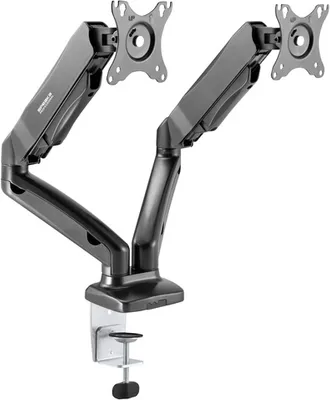 Produktbild von SpeaKa Professional Monitorhalterung SP-MM-910 2 Display(s) 43,2 cm (17) - 81,3 cm (32) Schwarz Schwenkbar, Neigbar,