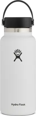 Produktbild von Hydro Flask 32oz Wide Mouth, 946 ml, Tägliche Nutzung, Weiß, Edelstahl, White, Erwachsener