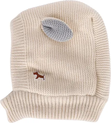 Produktbild von Stricker Hundehund Mütze Hut warmer Winter Häkelpapler gemütlich lustige Kostüm Capbeige