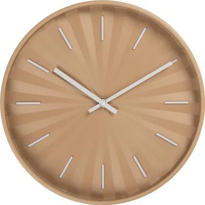 Produktbild von Clayre & Eef Wanduhr Ø 31x5 cm Beige Kunststoff