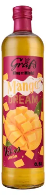 Produktbild von Gräfs Mango Dream Likör mit fruchtigem Mango Geschmack 500ml