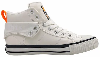 Imagen del producto de Zapatillas deportivas British Knights Roco para hombre, modelo alto, color blanco, ideales para uso casual
