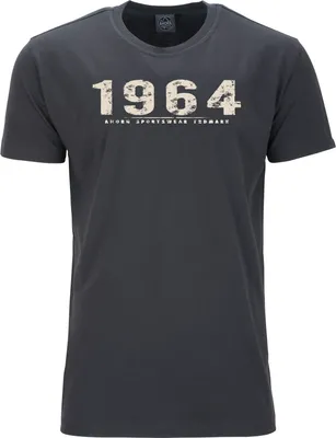 Produktbild von Übergrößen T-Shirt Vintage Number beige AHORN SPORTSWEAR Iron Grey 7XL