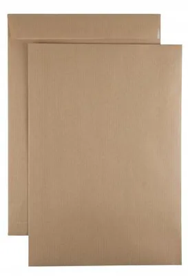 Produktbild von Kaenguruh E4 Versandtasche, mit Haftklebung Abdeckstreifen, Ormypack braun/braun 130g