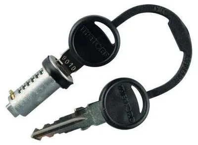 Produktbild von THETFORD Schließzylinder Zadi 2 Schlüssel Tür 3/4/5/6/7 RAL9001 26604