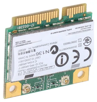Imagen del producto de Tarjeta de red de 2.4 GHz, 300 Mbps, Mini PCI-E, adaptador de red inalámbrica con buena compatibilidad