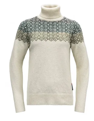 Produktbild von Devold Syvde Wool High Neck Womens Farbe: offwhite / Kleidung Größe: S