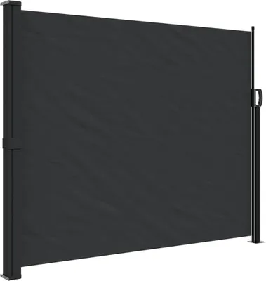 Image de vidaXL Store latéral extensible noir 160x600 cm