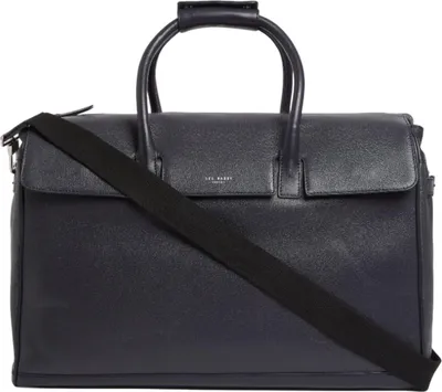 Produktbild von Ted Baker Leder Umhängetasche Reisetasche Caviar Weekend Bag Dk - Navy dunkelblau