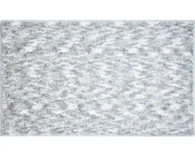 Produktbild von Grund Badteppich MIRAGE - 100% Polyester POWERSOFT, Farbe:Silber, Größe:60x100 cm