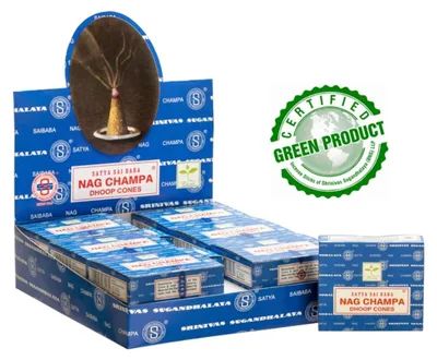 Produktbild von Satya Sai Baba "Nag Champa" Kegel 12St.