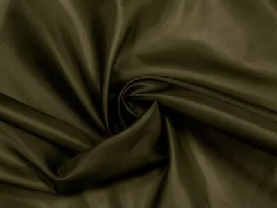 Obrázek produktu pro Podšívka polyesterová, khaki,  metráž, látka  / 50cm