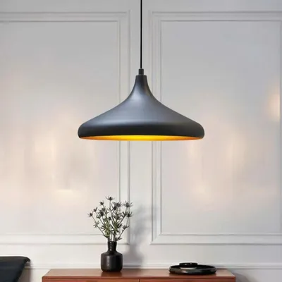 Produktbild von Pendelleuchte Champion, E27, Ø35 Kinderzimmer Lampe Schlafzimmer Lamp, Deckenleuchte Metall, Wohnzimmerlampe Hängelampe, Moderne Esszimmerlampe Kuppel