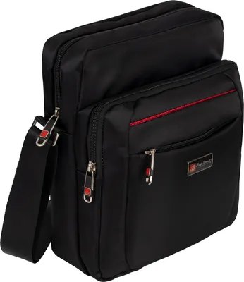 Produktbild von Bag Street Herrentasche Flugbegleiter Schultertasche Umhängetasche T0119 Schwarz