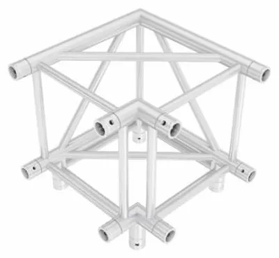 Productafbeelding van Pro-40 Vierkant - Hoekstuk, 3-wegs, 90°