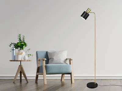 Produktbild von Reality Leuchten Stehleuchte ADAM BHT 22x153.50x35 cm bunt Stehlampe