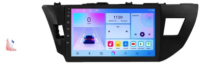 Obrázok produktu pre Multimediálny systém do auta, s integrovanou navigáciou, kompatibilný so smartfónmi, určený pre modely Toyota Corolla 2014, 2015, 2016 (E160, E170), kód T4CP KI AHDC6