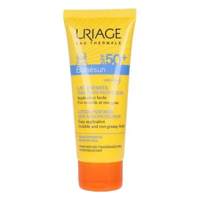 Produktbild von Uriage Bariésun, Sonnenmilch, Körper, Tube, 100 ml, Kinder, AQUA (WATER,EAU) - DIETHYLAMINO HYDROXYBENZOYL HEXYL BENZOATE - ETHYLHEXYL METHOXYCINNAMATE -...