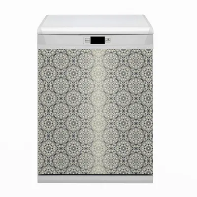 Obrázek produktu pro Kuchyňské magnety Magnetická podložka Magnet do myčky nádobí Omyvatelný dekor 60x70 cm - květinový vzor