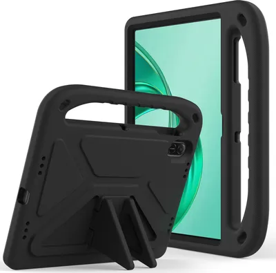 Immagine prodotto di Custodia protettiva per Honor Pad X8a, leggera custodia per bambini in EVA con maniglia e supporto Nero