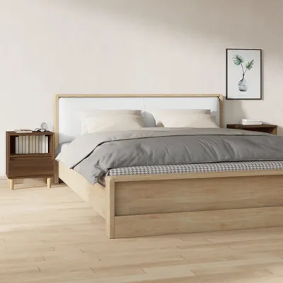 Obrázek produktu pro vidaXL Noční stolky 2 ks. Hnědý dubový vzhled 40x35x50 cm