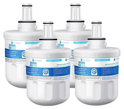 Productafbeelding van Vervangingsfilters voor koelkastwater, 4 stuks, compatibel met Samsung Aqua Pure Plus DA29-00003F/G/A/B DA97-06317A HAFIN1