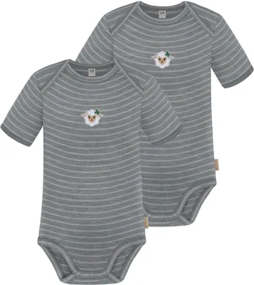 Produktbild von normani 2er Set Baby Merino Body Kurzarm