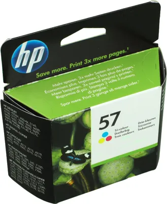 Produktbild von HP 57 Cyan/Magenta/Gelb Original Tintenpatrone, Hohe (XL-) Ausbeute, Cyan, Magenta, Gelb, Tinte auf Farbstoffbasis, 1 Stück(e), 500 Seiten
