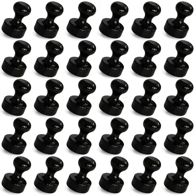 Produktbild von Starke Magnete, 30 Stück 12x16mm Magnete für Magnettafeln, Kühlschränke, Büros und Schulen.