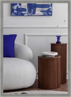 Produktbild von nielsen HOME Wandspiegel Star, Grau matt, Aluminium, ca. 50x70 cm