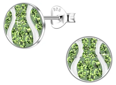 Produktbild von Ohrringe Kinder Silber 925: Ohrstecker Tennisball