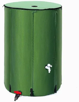 Immagine prodotto di Contenitore di raccolta dell'acqua piovana in PVC da 500 litri, completo di serbatoio
