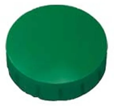 Obrázek produktu pro MAUL Magnet kulatý 10 kusů 0,3 kg plast ferit nerozbitný erodovaný lakovaný Ø 2 x 0,75 cm zelený