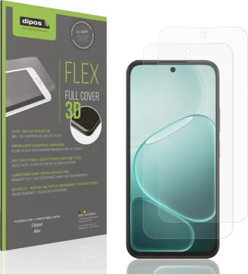 Image de 2x Full Cover mat Film pour Oppo A6c Film de protection ecrán