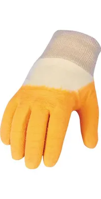 Produktbild von Handschuhe Gr.10 gelb I PSA I Baumwolle m.Latex ASATEX