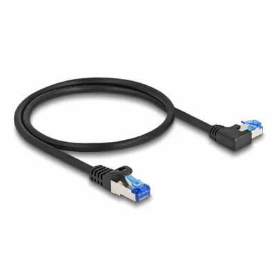 Produktbild von DELOCK RJ45 NWK Cat.6A S/FTP gerade/links gewinkelt 0,5 m